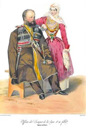 Scènes, paysages, moeurs et costumes du Caucase dessinés d´aprés nature par le prince G. Gagarine